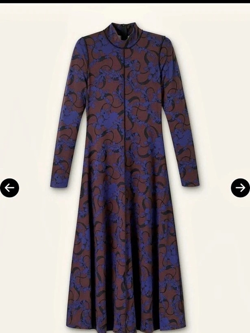 Me+Em Floral Maxi Dress Blue & Black Size small/Medium